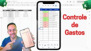 Free Cash Flow Spreadsheet on Mobile | How to do it | Financial Control with Summary