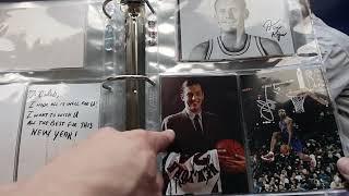 Revisiting The TTM Autograph Collection - Basketball Photos Binder