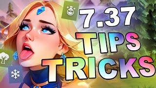 NEW 7.37 Dota 2 TIPS and TRICKS!