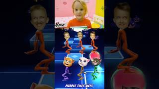 Vlad and Niki Dame Tu Cosita Dance Cover Tiles hop #shorts #Dametucosita #tileshopedmrush