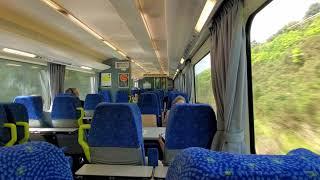 Wellington - Masterton Train, New Zealand - Internal Shots From ex BR Mk2 Carriages - October 2020