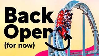 The World's FASTEST ROLLER COASTER is Back Open! (for now...)