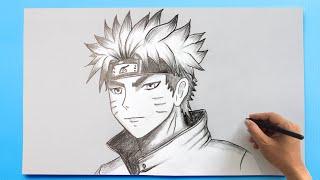 NARUTO Drawing || How to draw Naruto Uzumaki