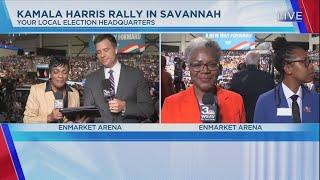 WSAV Vice President Harris rally coverage