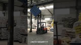 Heavy duty plastic pallet drop test