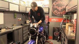 Delboy's Garage, Quick and Easy Motorcycle Fork Alignment .