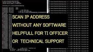 How to scan all IP Addresses in your LAN without any software | How To Find all device's IP With CMD