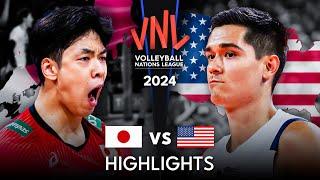 HISTORICAL MATCH | JAPAN vs USA | Men's VNL 2024