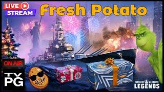 DaFreshPotato Surprise Stream Testing | ROAD TO 900 SUBS | World of Warships: Legends