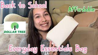 Back to School AFFORDABLE EVERYDAY ESSENTIALS BAG | Dollar Tree Items