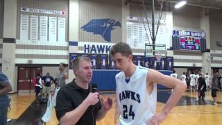 Riley Ellis Interview after victory over Plano 2 13 15