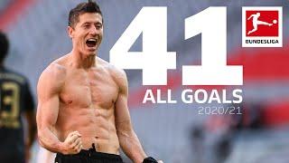 Robert Lewandowski - All Bundesliga Goals 2020/21