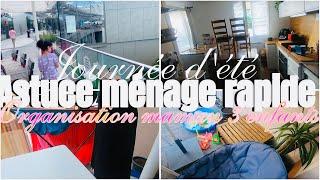 Organisation maman 3 enfants ▪️ Astuce ménage rapide Recette facile : smoothie fraise banane 