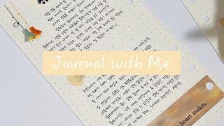 ️조용하게 3일치 다이어리 꾸미기 / 감성다꾸 / 다이소 다꾸 기본템 써보기 / Journal with me