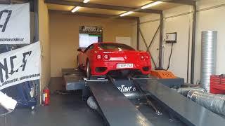 Ferrari 360 Modena in dyno