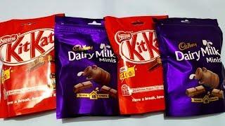 Cadbury Dairy Milk Minis V/S  Nestle KitKat delicious fingers