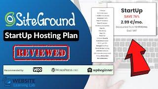 SiteGround StartUp Hosting Plan Review