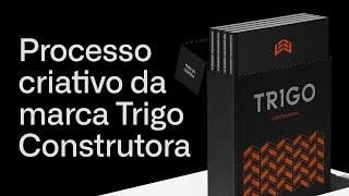 Processo criativo para criação de identidade visual - Trigo Construtora