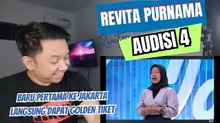 REVITA PURNAMA asal GUNUNG KIDUL baru skali ke jakarta, langsung dapat GOLDEN Ticket