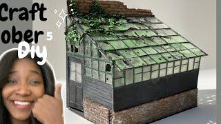 DIY WITCH'S GREENHOUSE DIORAMA  FOR CRAFTOBER