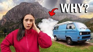 WHY is this HAPPENING? Van life TROUBLE in Europe!