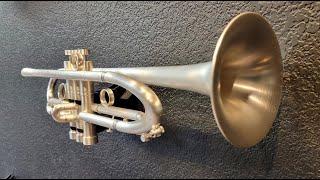 2023 Harrelson VPS Half Illusion Summit Trumpet in Brushed Silver