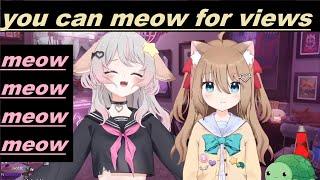 Neuro-Sama advices anny to meow for views