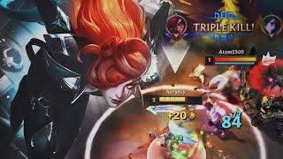 When Katarina gets a TRIPLE KILL at LEVEL 2...