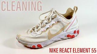 Cleaning the Nike React Element 55...and a P.S.U.?! | Sneaker Cleaning