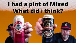 Drinking a pint of Mixed | Tetley's Bitter | Banks's Mild