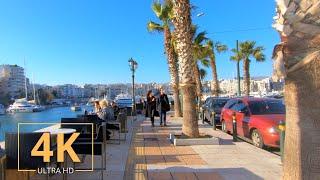 Piraeus, Greece | 4K Harbour Tour | Port City | Street Walk | Athens, Attica | Virtual Walking 2022