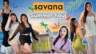 SAVANA Try on Haul|Savana's MASSIVE Mid-Year Mega SALE! Dresses & Co-ord Sets! Vacay fits️#savana