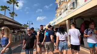 Bustling Torremolinos La Carihuela Promenade Costa del Sol [4K]