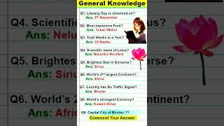 General knowledge | General knowledge Questions and Answers | #shorts #knowledge #gk