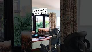 My desk tour is live! #desktour #desksetups #desksetup #deskgoals #blogger  #workfromhomesetup