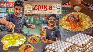 12 Saal Ke Chote Bache Ka Biggest Size Eggs Chicken Roll In Noida Rs. 40/- Only l Noida Street Food