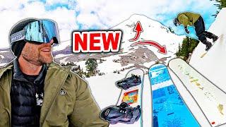 Testing New Snowboard & Boots at a New Mountain