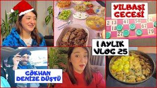 VLOG | YILBAŞI GECESİKAYINVALİDEM KUZİNEDE TAVUK PİŞİRDİ  GÖKHAN DENİZE DÜŞTÜ #vlog #yılbaşı