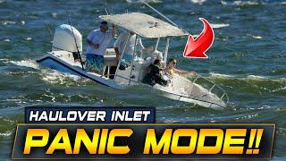 INSANE AMOUNT TO WATER  FILLING THE BOAT!! HAULOVER INLET |BOAT ZONE