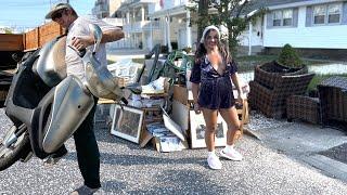 Bulk TRASH PICKING Beach Town For Curb Side TREASURE!