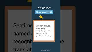 NLP Tasks - Microsoft AI-900