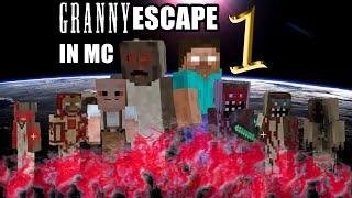 Granny Escape In Minecraft 1 / Animation | GeorgeRgames