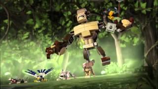 Lego Chima | 70125 | Gorilla Legend Beast | Lego 3D Review