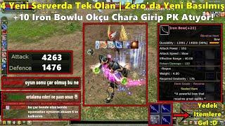 SERBOZ | 4 Yeni Server'da Tek Olan | Zero'da +10 Iron Bowlu Okçu Charla PK Atıyor! Knight Online