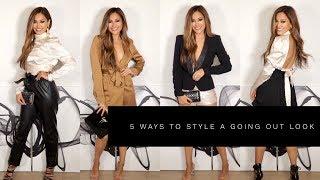 5 WAYS TO STYLE A GOING OUT NIGHTTIME LOOK | Lina Noory