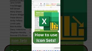 Highlighting Performance with Icon Sets in Excel - So easy