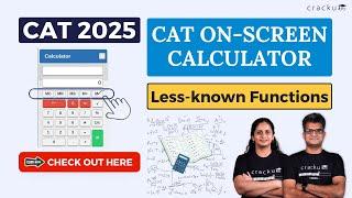 CAT 2024 On-screen Calculator | How to use the CAT On-Screen Calculator | CAT 2024 Exam