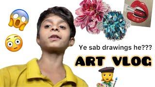 Mujhe yakeen nhi hua  Wait for it  | #subscribe #art @samanart234 #minivlog #drawing