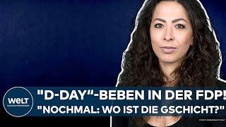 DEUTSCHLAND: "D-Day“-Beben in der FDP! "Nochmal: Wo ist die Gschicht?" - Anna Schneider