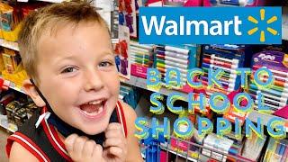 Getting Back To School Shopping Supplies at Walmart with Tosh Toys